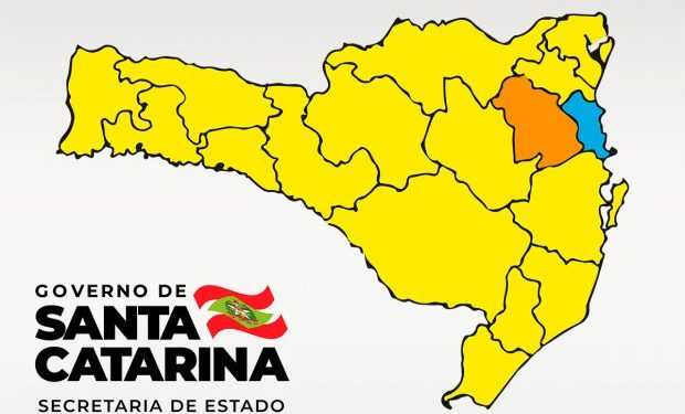 Coronavírus em SC: Nova Matriz de Risco aponta uma região no nível moderado, 15 no alto e uma no grave