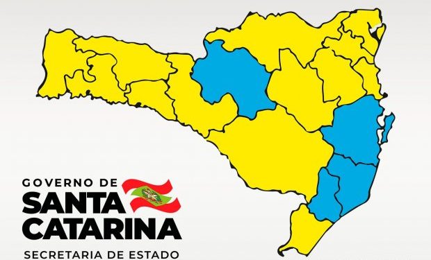Matriz de Risco Regionalizado aponta 13 regiões no nível alto e quatro no moderado
