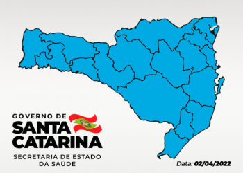 Matriz de Risco Potencial Regionalizado aponta todas as 17 Regiões de Saúde no nível moderado (azul)