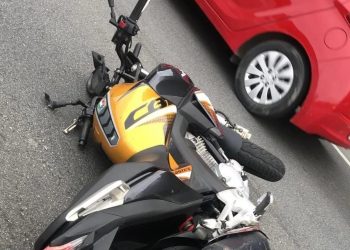 Motociclista fica ferido com gravidade em acidente na SC-401 neste domingo (17)