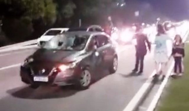 Morador de rua é atropelado na Via Expressa da BR-282 a 500 metros da ponte