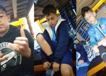 Meninos de projeto social em Floripa fazem teste na base do Grêmio em Porto Alegre