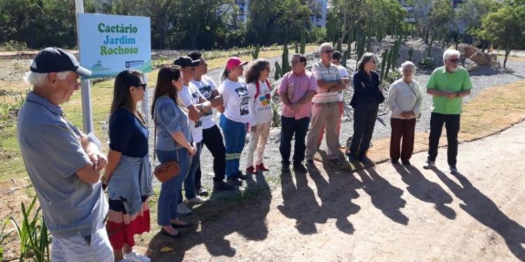 Jardim Botânico ganha seu cactário rochoso, nova área temática em Florianópolis