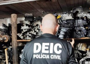 Polícia Civil combate comércio ilegal de peças e prende suspeito em São José