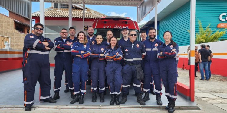 SAMU inaugura nova base no bairro Coqueiros, em Florianópolis