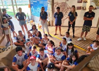 Crianças do Bairro Educador, do Rio Vermelho, aprendem consciência ecológica por meio do Projeto Tamar