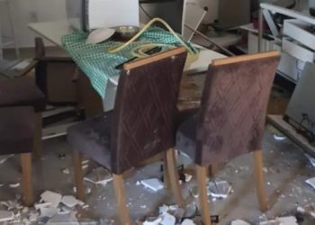 Explosão em botijão de gás provoca estragos e susto em São José
