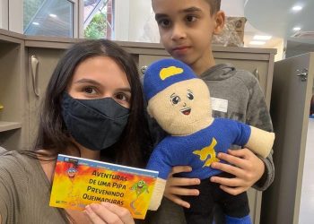 Alunos da Udesc promovem atividades com pacientes do Hospital Infantil