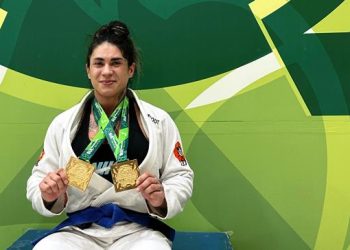 Vanessa Serafim conquista medalhas de ouro no Sul Brasileiro de Jiu-jitsu