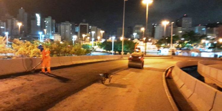 Obras no Elevado Dias Velho entram no terceiro dia em Florianópolis