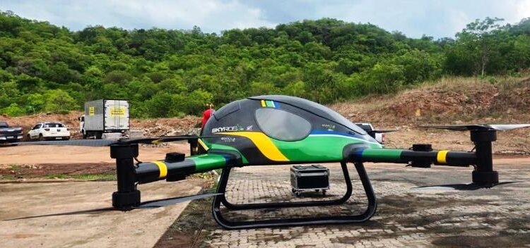 ‘Carro voador’ agrícola simboliza inovação industrial brasileira