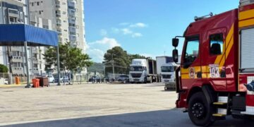 Operário fica em estado grave em acidente de trabalho no pátio da empresa