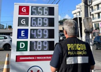 Posto no Ingleses cumpre punição do Procon com gasolina a R$ 5,56 o litro