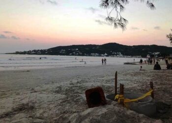 Justiça proíbe instalação de iluminação na Praia de Garopaba
