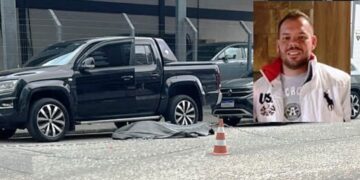 Homem é morto a tiros na frente da mulher e da filha em Palhoça