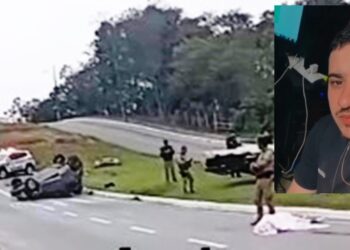 Jovem morre após capotar o carro na Avenida das Torres